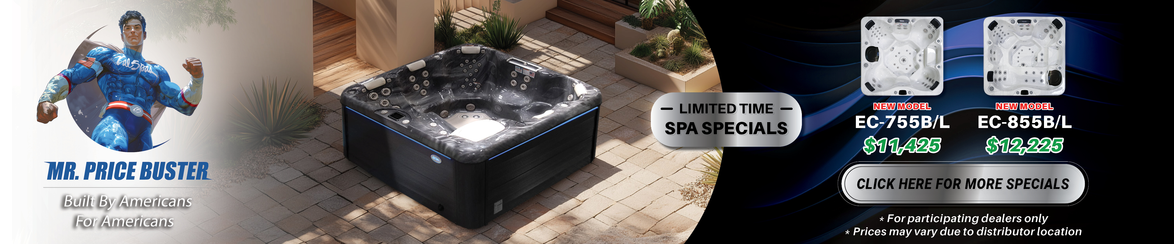 Calspas hot tub being used in a family setting - Joliet